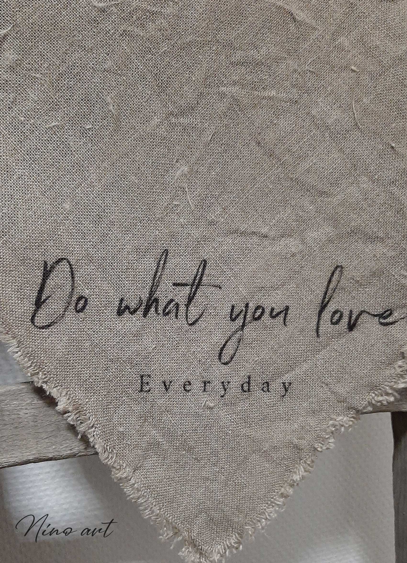 Linnen doek shabby | Do what you love