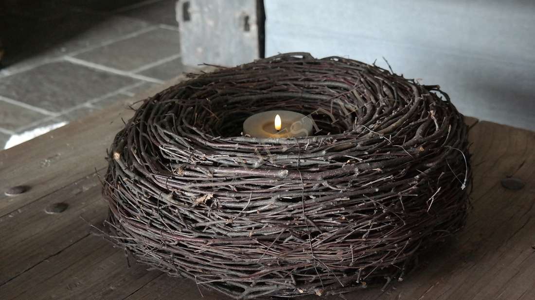 Krans Salix | naturel 50 cm