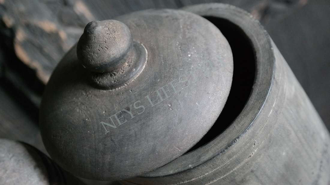 Pot met deksel hout Dedee