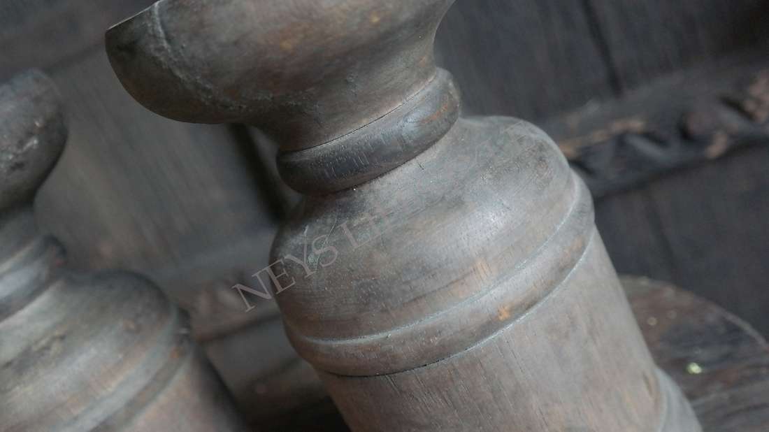 Kandelaar Lena hout - bruin