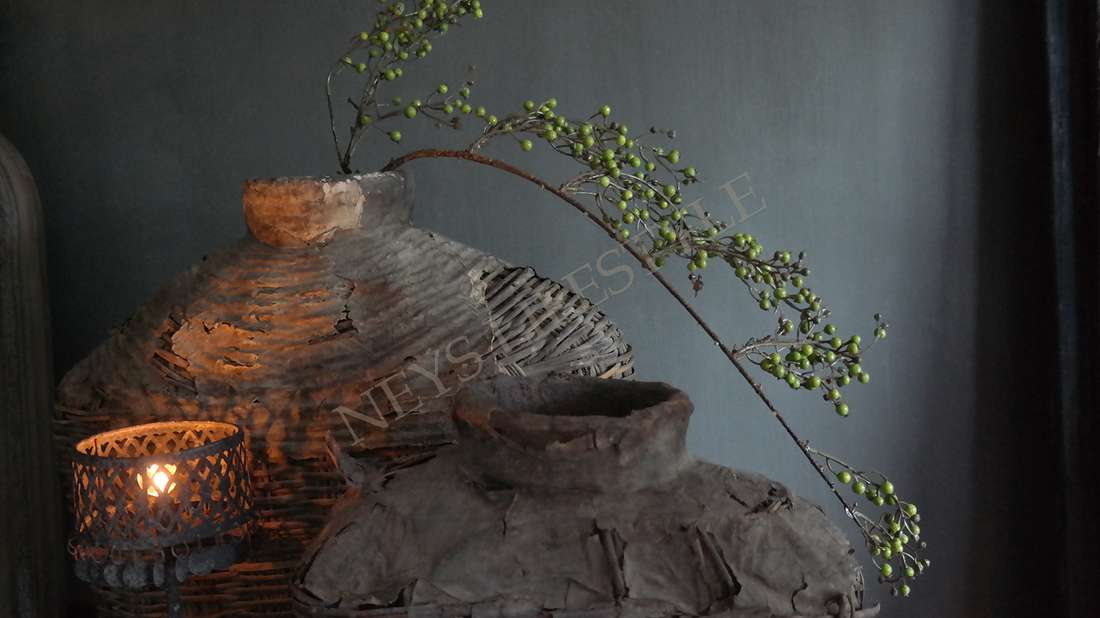 Rozenbottel namaak tak - groen 135 cm