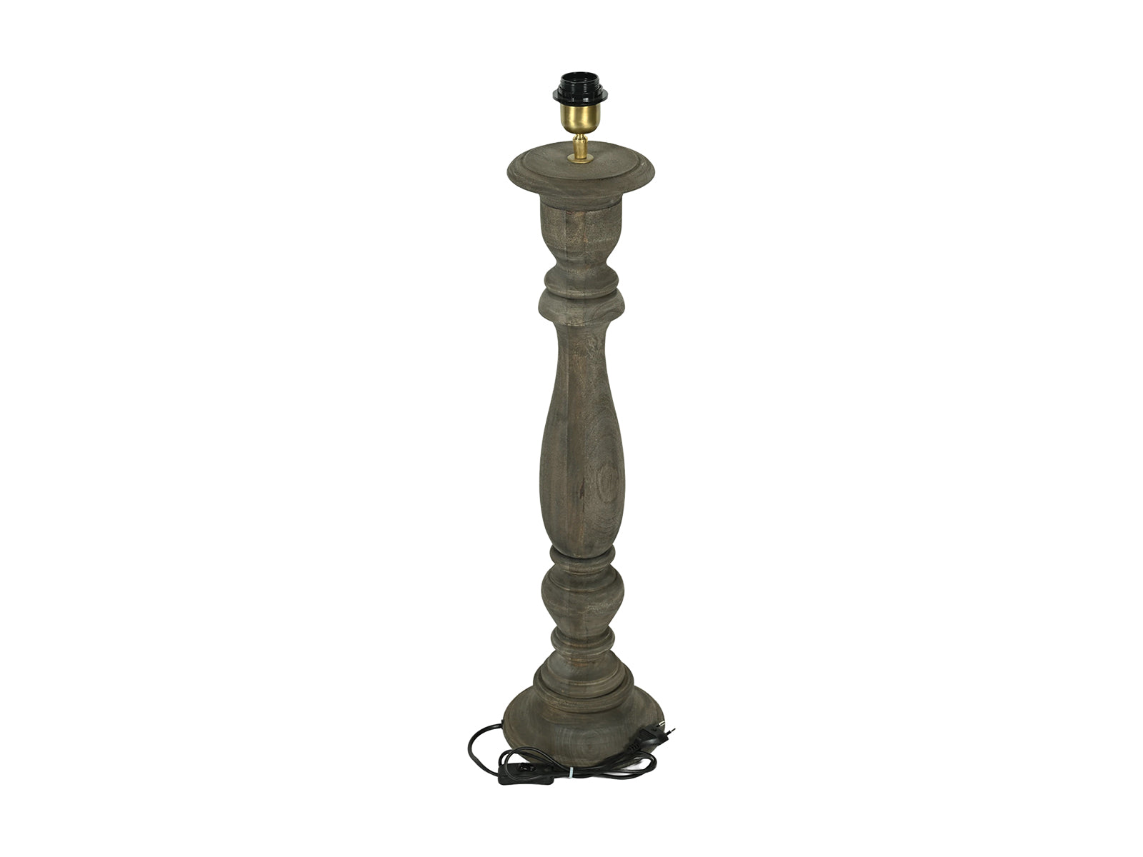 Tafellamp baluster dark brown - L