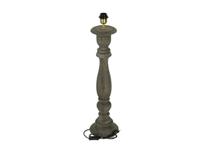 Tafellamp baluster dark brown - L