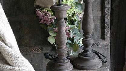 Tafellamp baluster dark brown - M