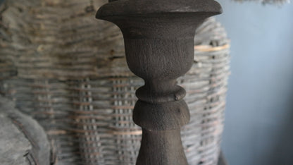 Tafellamp baluster dark brown - L