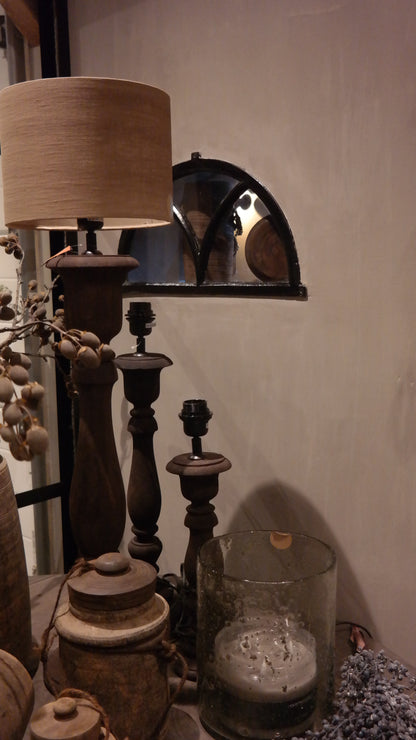 Tafellamp baluster dark brown - L