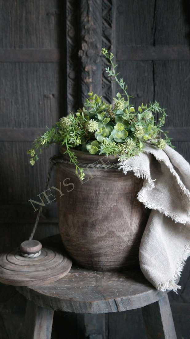 Deco bol groen lime - S