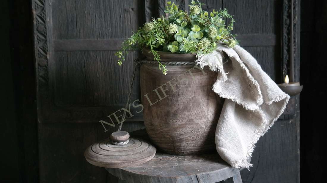 Deco bol groen lime - S