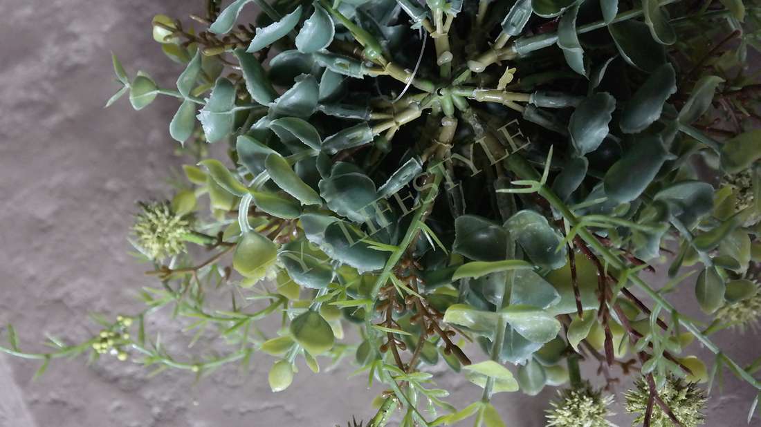 Deco bol groen lime - S