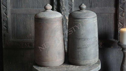Pot met deksel hout Dedee