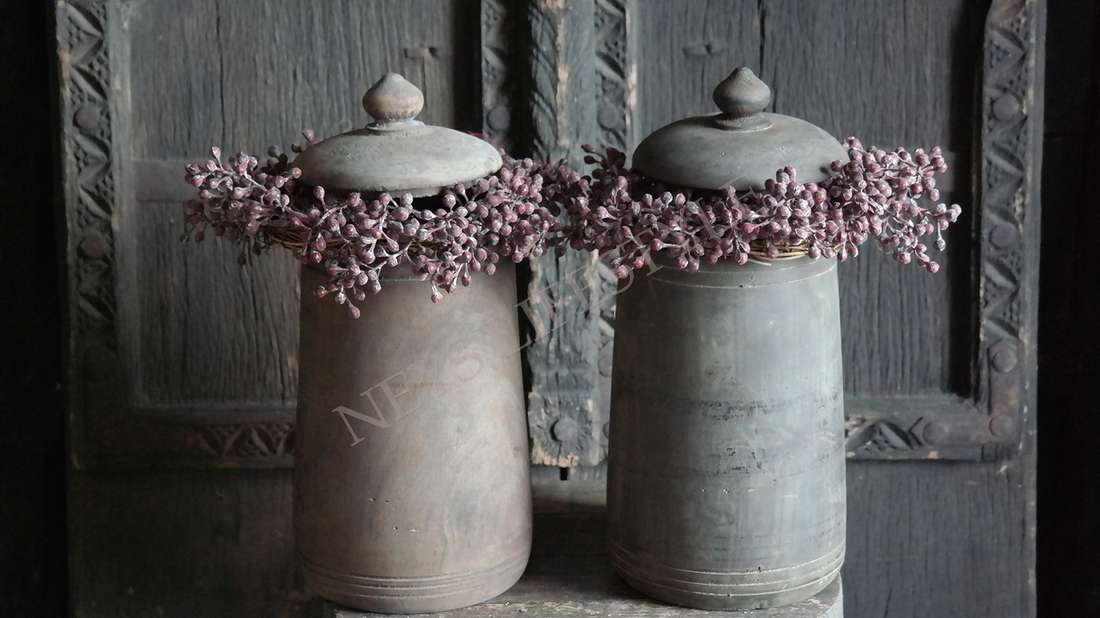 Pot met deksel hout Dedee