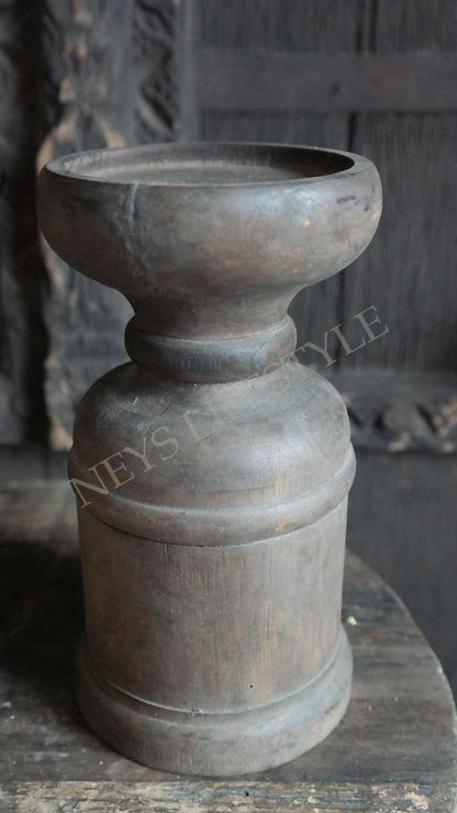 Kandelaar Lena hout - bruin