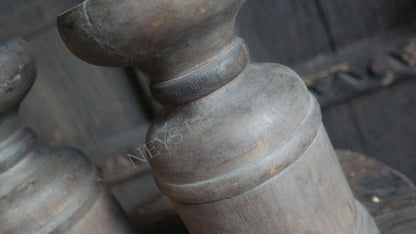 Kandelaar Lena hout - bruin