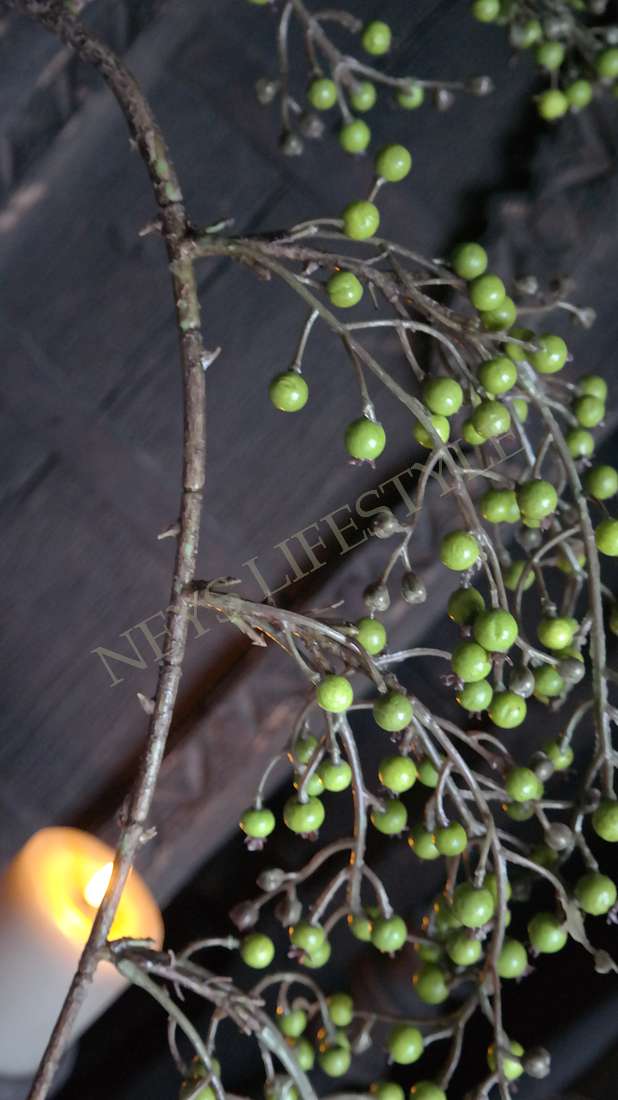 Rozenbottel namaak tak - groen 135 cm