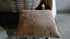 Kussen Rick fluffy nougat met zachte gebreide textuur