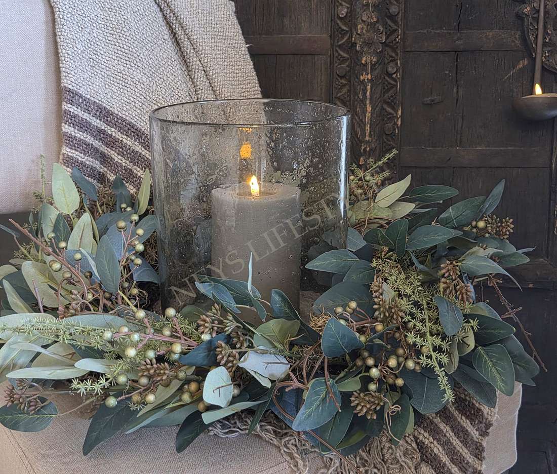 Eucalyptus bessen krans - namaak