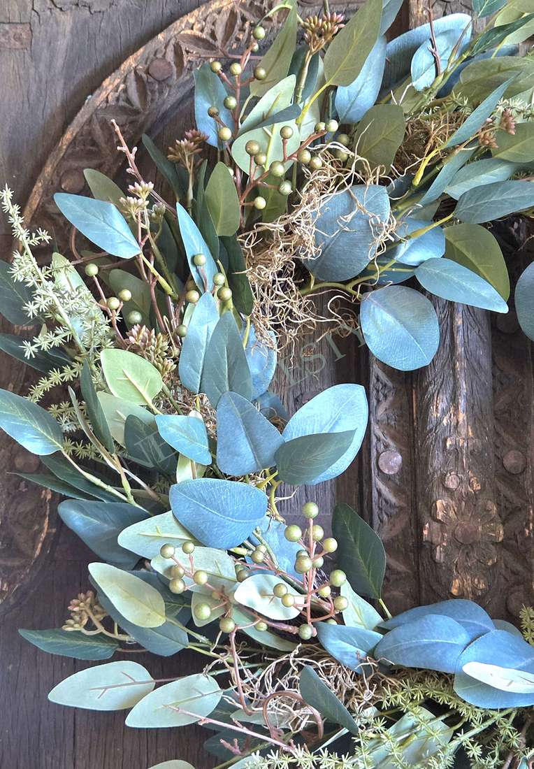 Eucalyptus bessen krans - namaak