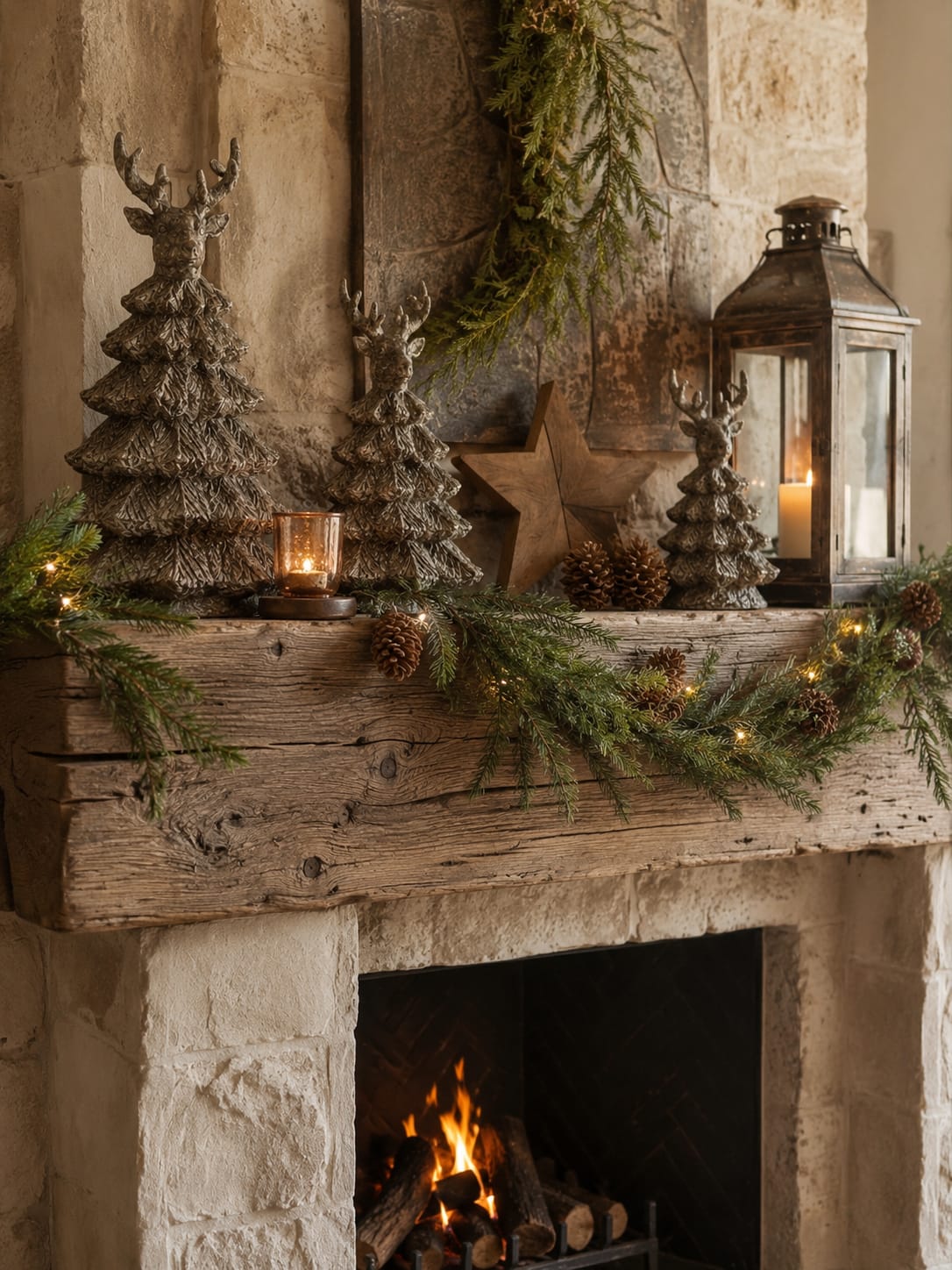 PRE-ORDER-Hert kerstboom met deksel - L